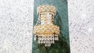 Its a beautiful chandelier design for home decoration