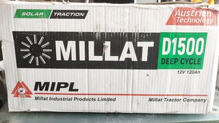 Millat Deepcycle Battery D1500 12 Volts 120AH Unboxing