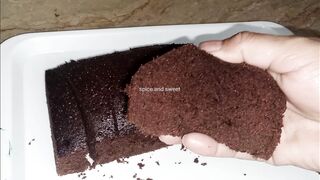Hot Milk Chocolate cake recipe without oven