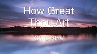How Great thou art