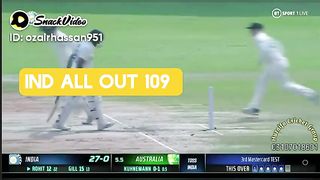 India all out only on 109