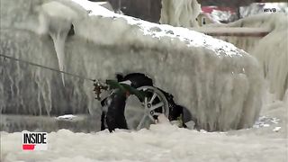 Watch_The_Infamous_'Ice_Car'_Be_Liberated_From_Frozen_Shell