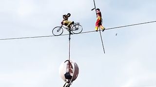 Best tricks on a rope in the air