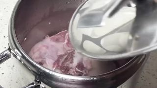 Turkish meat soup meat soup