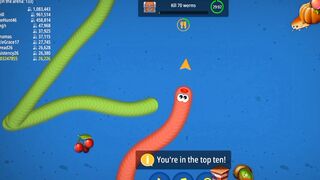 Worms Zone.io Magic Big Trolling Snake Hungry Snake