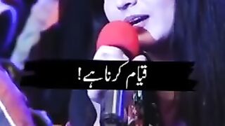 what is this beautiful girl saying