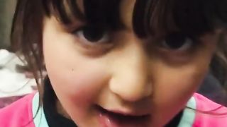 How cute she is ????