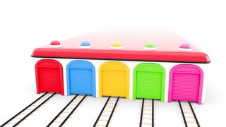 Colors for Children to Learn with Toy Trains - Colors Videos Collection