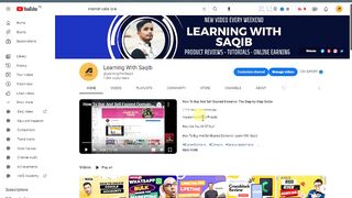 Unbelievable Trick to get 1K YouTube Subscribers in Less Time | Learning With Saqib