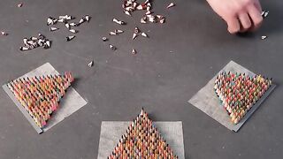 Nice technique Turning Pencils Into Incredible Crafts