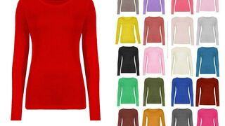 Long Sleeve Round Neck Top