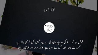 New Collection of Urdu l Quotes#Amazing Urdu / Quotations☆Urdu quotes by khoobsoorat zindagi