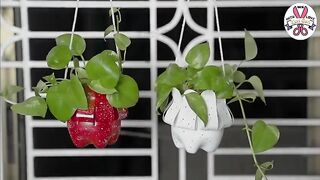Plastic bottle Tree planter making - EASY Hanging flower pot || Plastic Bottle Hanging