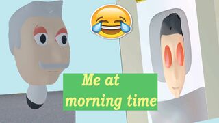 Subha uthna bohot mushkil hy |Me at morning time|The struggle of getting out of bed in the morning