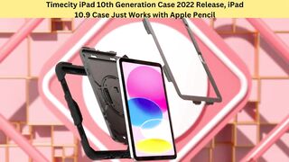 Timecity iPad 10th Generation Case 2022 Release, iPad 10.9 Case Just Works with Apple Pencil