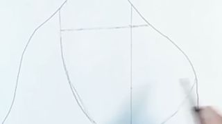 animated girl Easy pencil drawing
