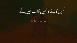 Kahin kante tu kahin golab Shakeel poetry