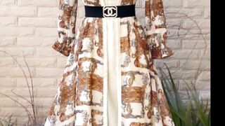Party wear/Casual and trendy frock and maxi designs for girls