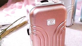 suit case style musical jewellary box
