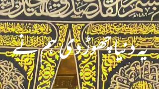 دنیا چھوڑ دی ہم نے