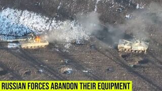 Russian troops abandon their equipment and flee from Ukraine