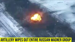 Ukrainian Artillery Wipes Out Entire Russian Wagner Group near Vuhledar