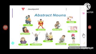 Learn English parts of speech noun and abstract noun