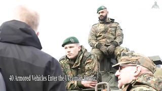 Glory to Ukraine!  80 US and German armored vehicles crossed the border of Ukraine. Video 2023