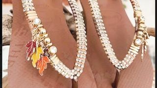 trendy Flip flop designs for girls