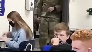 His classmates reaction is EVERYTHING ???? #shorts