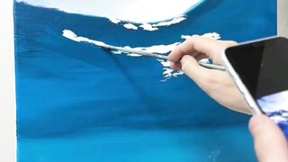 Painting on canvas || Oil painting ????