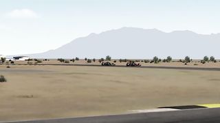 Red Bull Verstappen vs Ferrari Leclerc at Chuckwalla valley