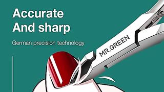 MR.GREEN Cuticle Nippers Nail Manicure Cuticle Scissors Clippers Trimmer Dead Skin Remover Pedicure Stainless Steel Cutters Tool-Cuticle Scissors-.