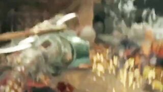 God of War 4: Kratos fight with the Creatures