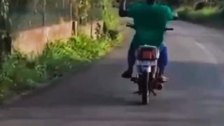 Danger bike rider
