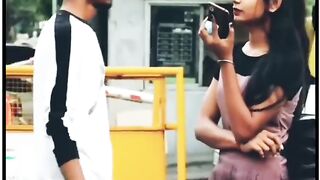 Secretly Kissing On Cute Stranger