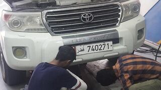 Toyota Land Cruiser oil change