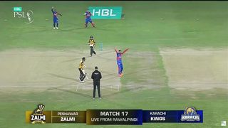 1st Innings Powerplay  Peshawar Zalmi vs Karachi Kings  Match 17  HBL PSL 8 __HD
