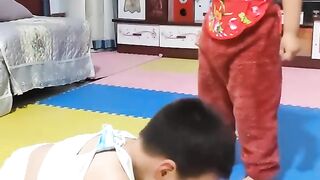 Boy vs girl fight