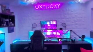 Gaming lovers beautiful lighting setup Room..