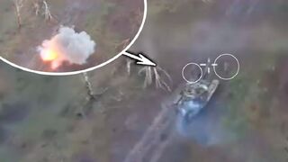 Russians survived yet again they left the hit tank last moment and escaped