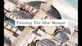 Blue mosque painting #painting #islamicpainting #bluemosque #bluemosqueistanbul #instanbul #turkey #turkishseries #turkish #pakistan #islamic_video