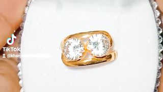 Two stone ring