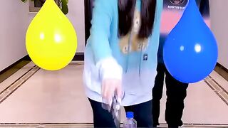 Bottle stand challenge, so fun, keep it for later!  !  !  Funny Party Game Challenge Famil