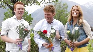Giving Flowers To Moms