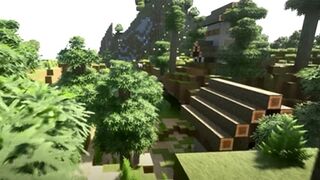 running in a blocky world