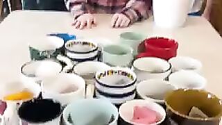 Kids and family play table game