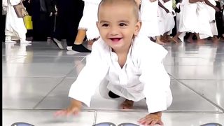 Beautiful seen baby in makkah|the holyquran paradise#2023