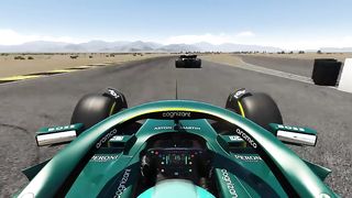 Aston Martin vs Alpha Tauri at Chuckwalla valley