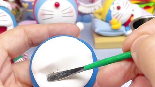 Diy Doraemon making with dough #diy#doraemon#cartoon